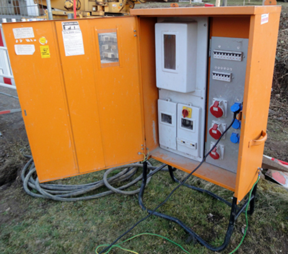 Baustromkasten bei Lauterbach Elektro in Oberkotzau