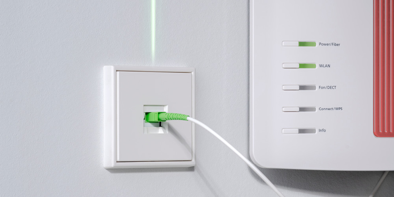 Die neuen Glasfaser-Anschlussdosen bei Lauterbach Elektro in Oberkotzau